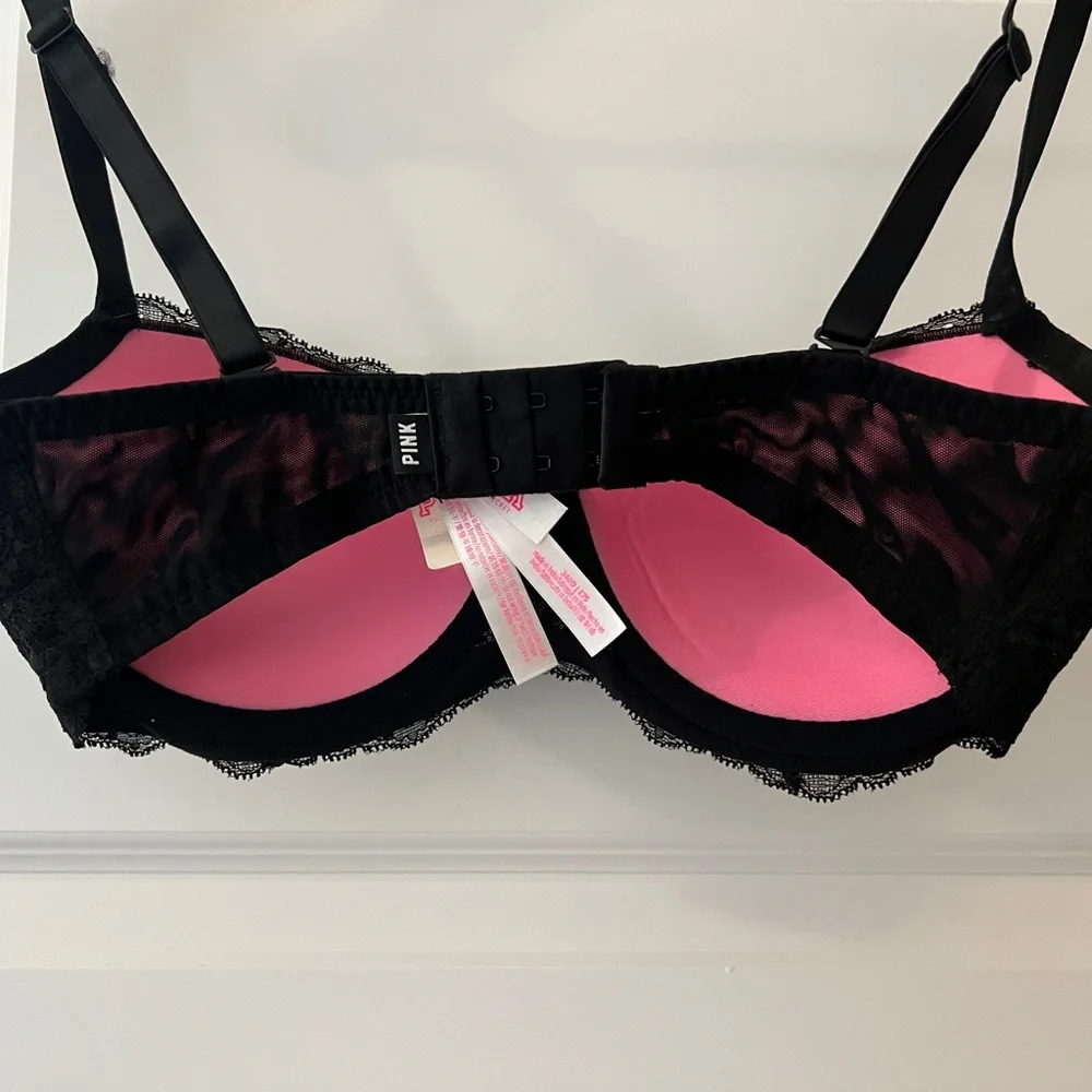 3/$25 PINK Victoria's Secret Black Lace Bra